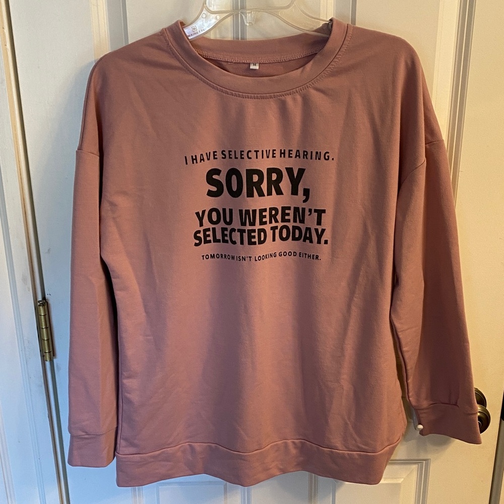 Pink Graphic Sweatshirt